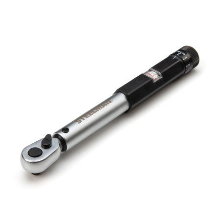 STEELMAN 1/4" Drive Adjustable Torque Wrench, 30-150 Inch-Pounds 96196-B